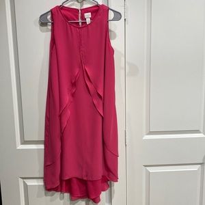 EUC Chico’s hot pink sleeveless dress
